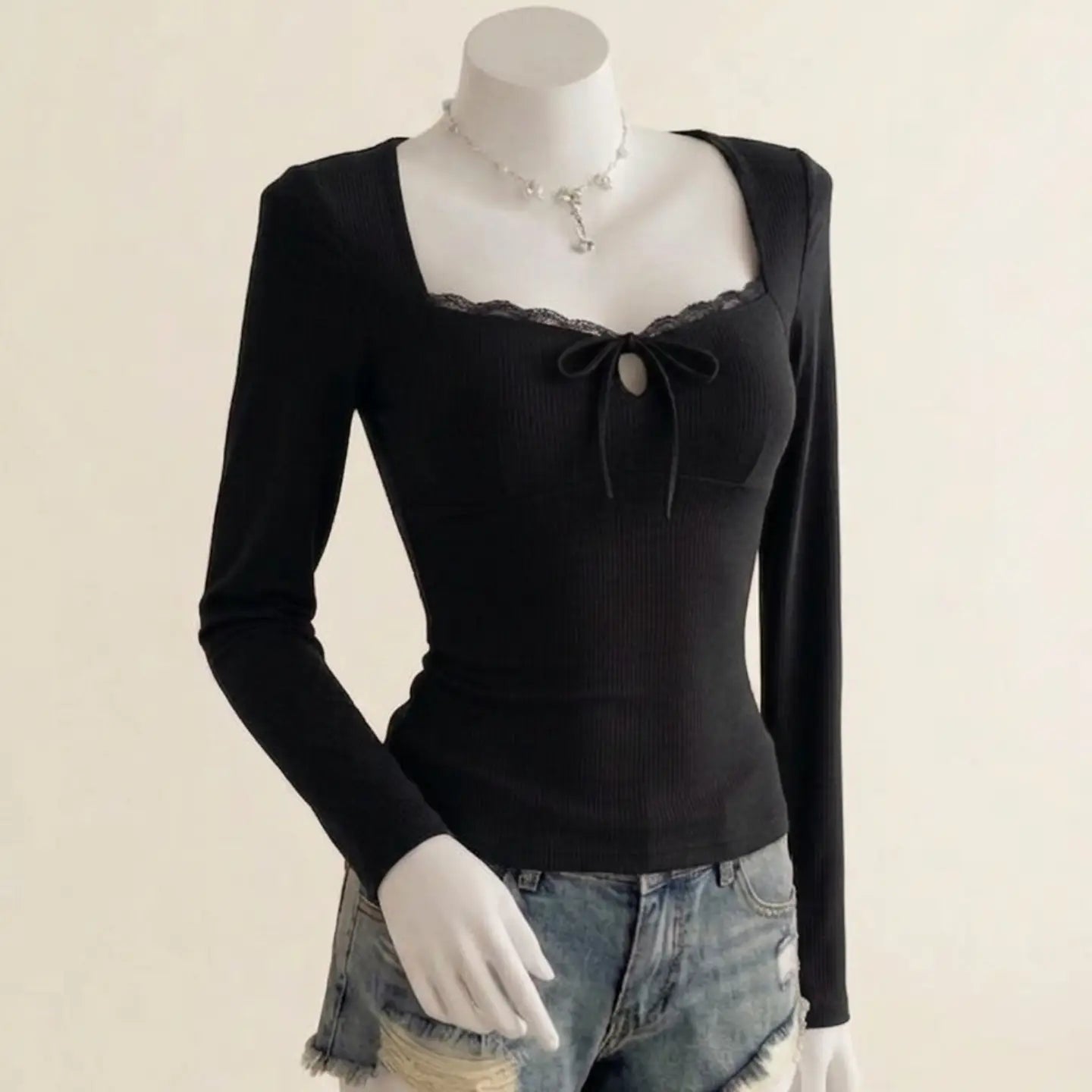 Lace Notch Top FS