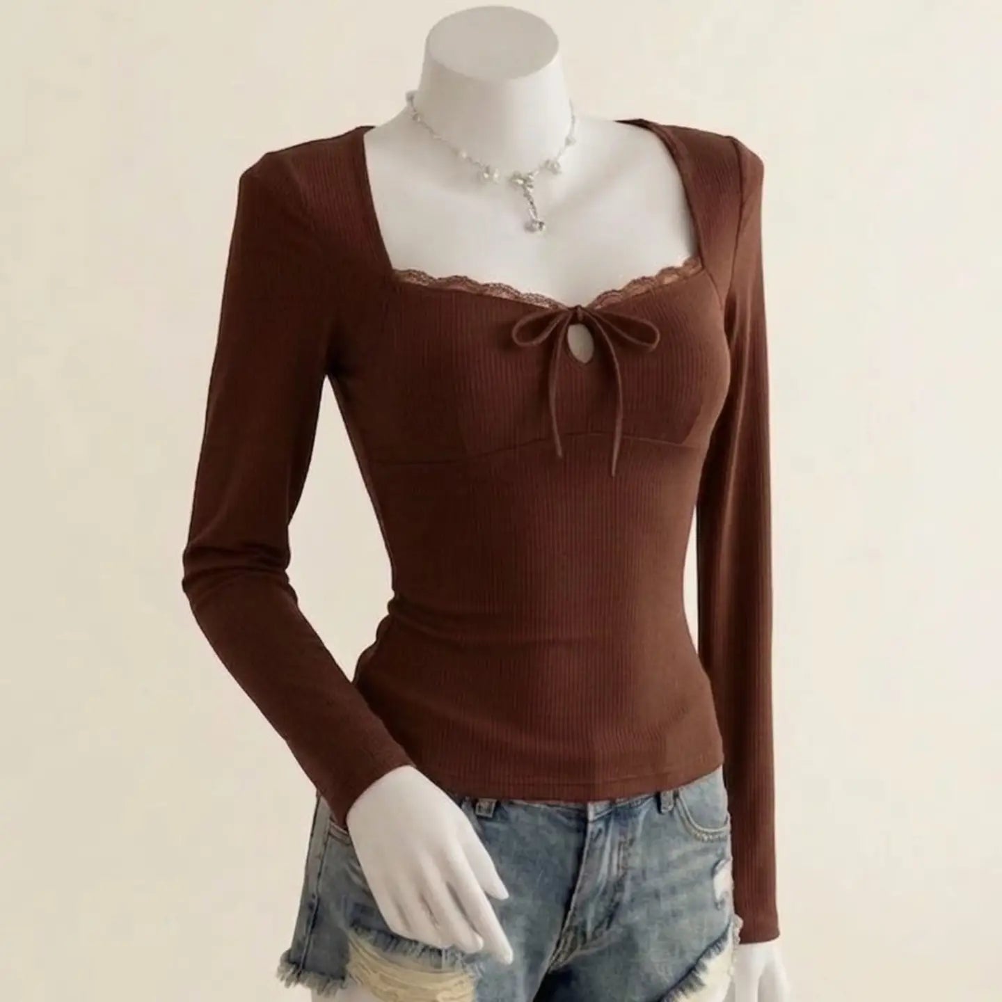 Lace Notch Top FS