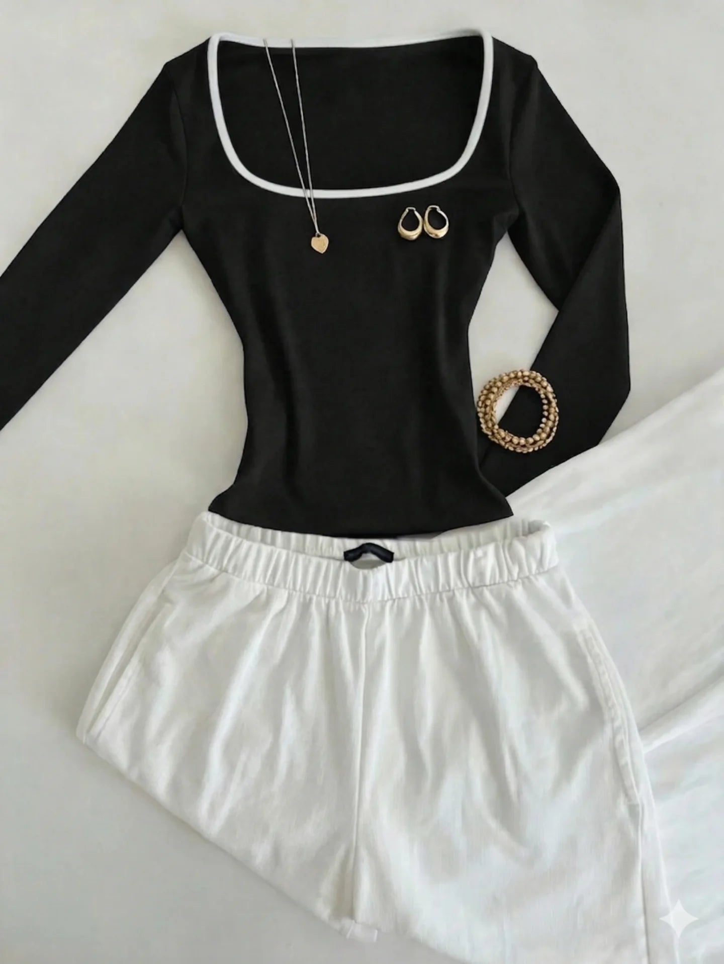 Contrast Co-Ord Set