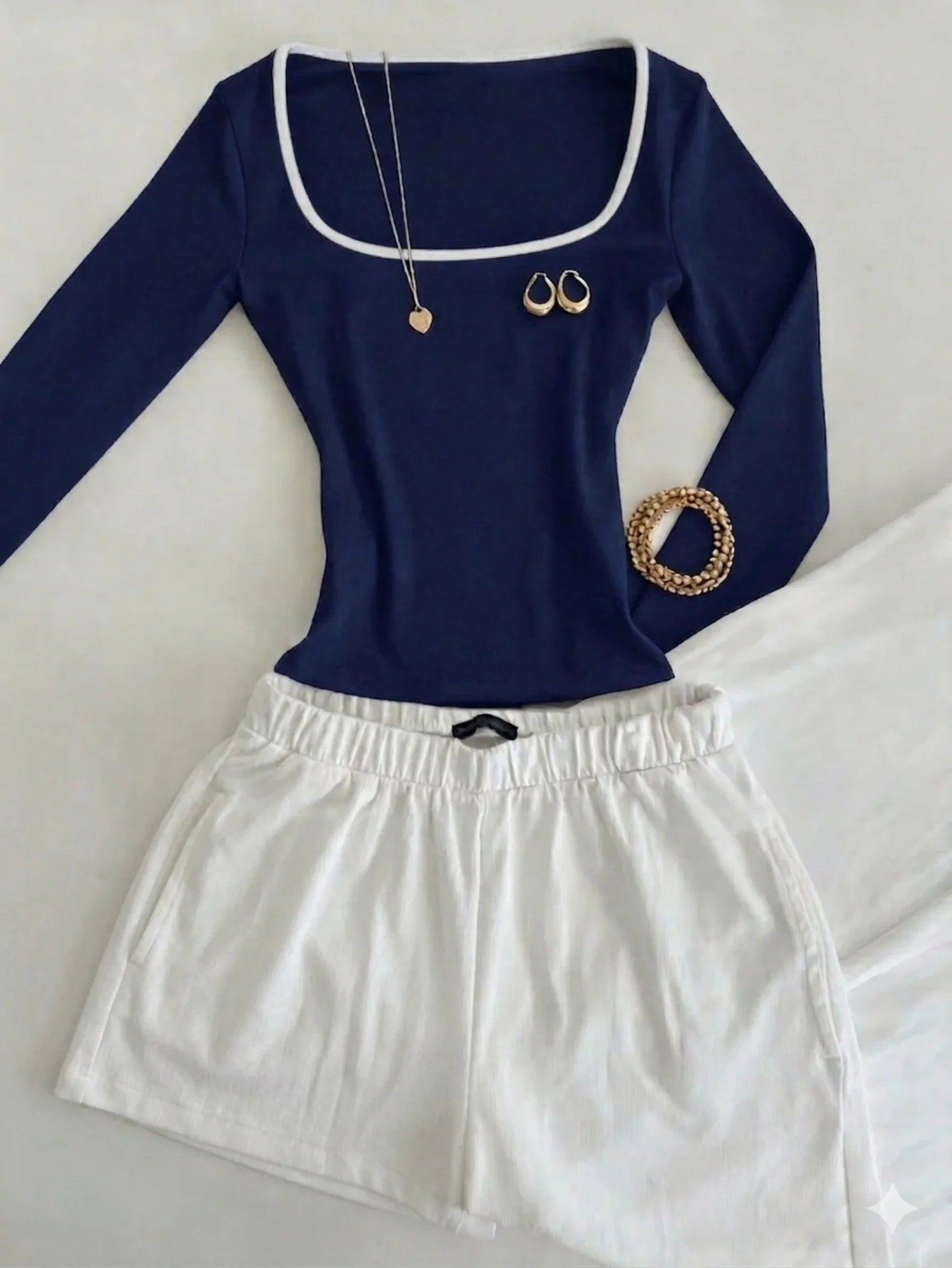 Contrast Co-Ord Set