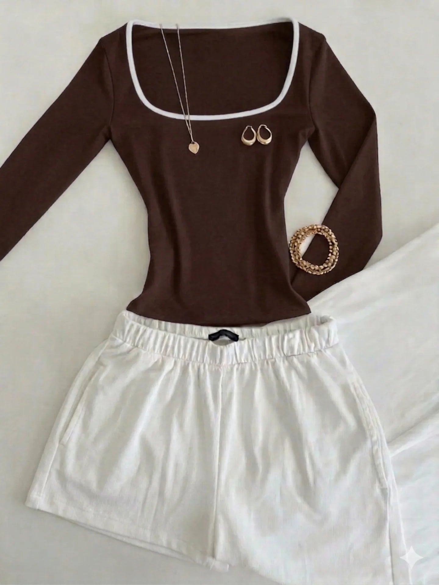Contrast Co-Ord Set