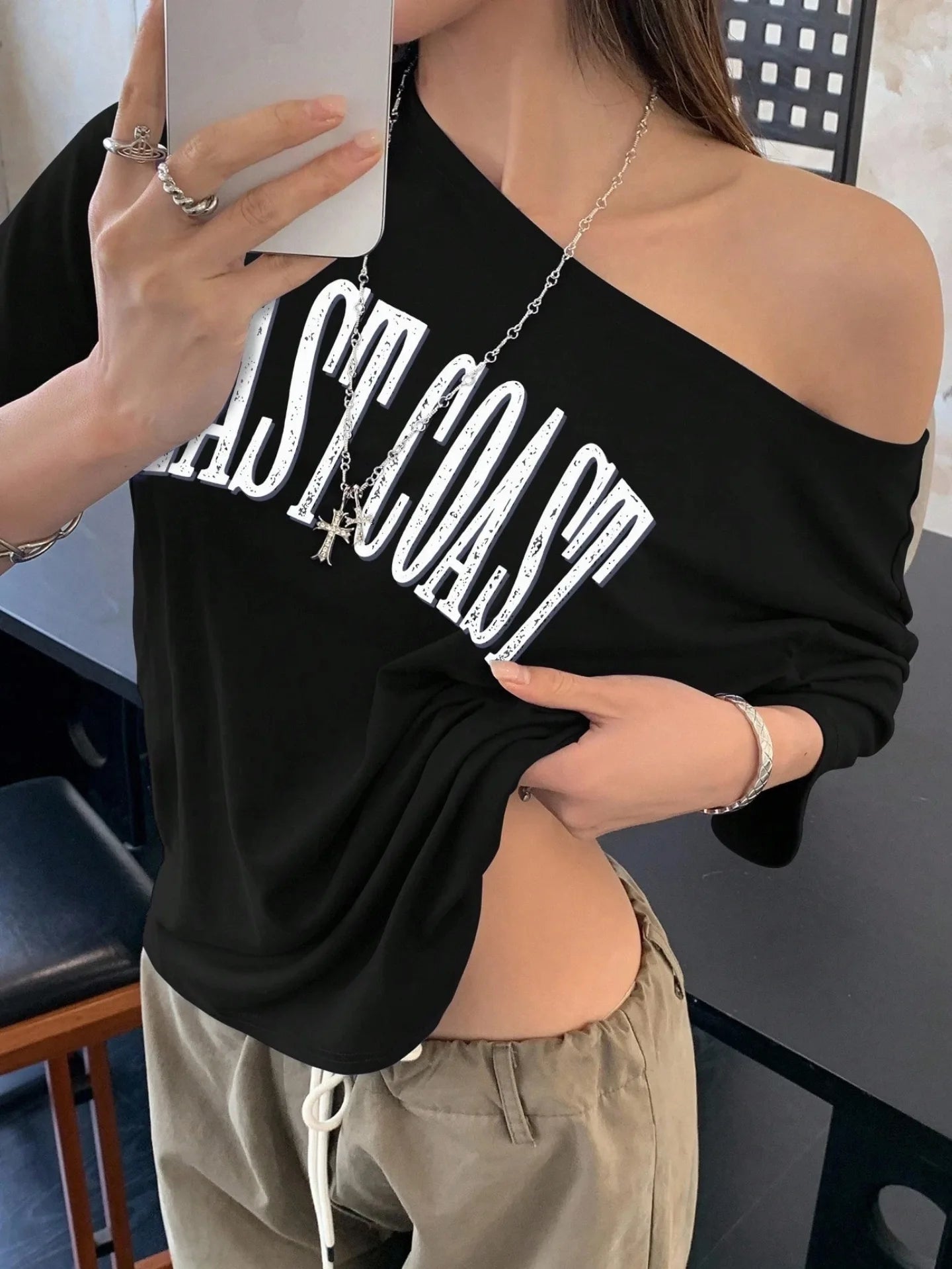 Graphic (East Coast) Oversized Tee