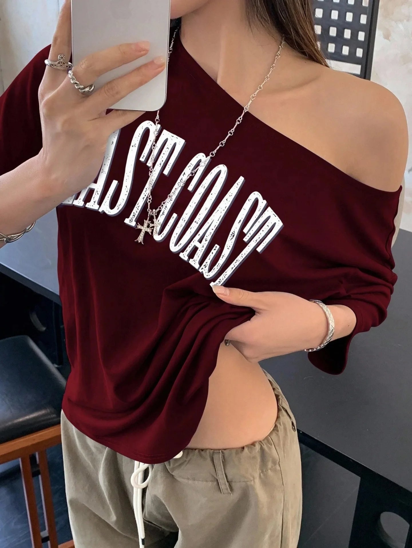 Graphic (East Coast) Oversized Tee