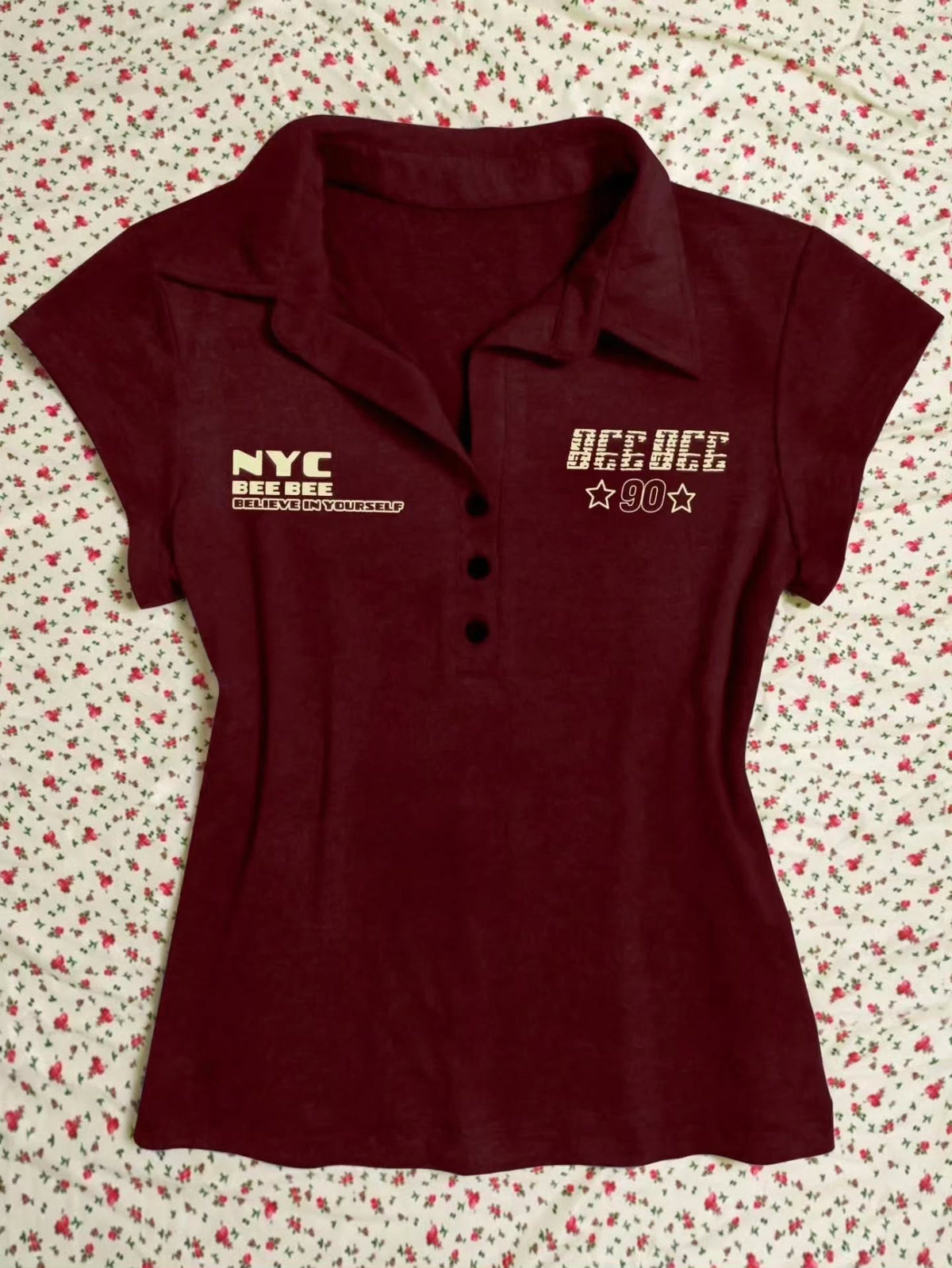 Graphic NYC polo tee