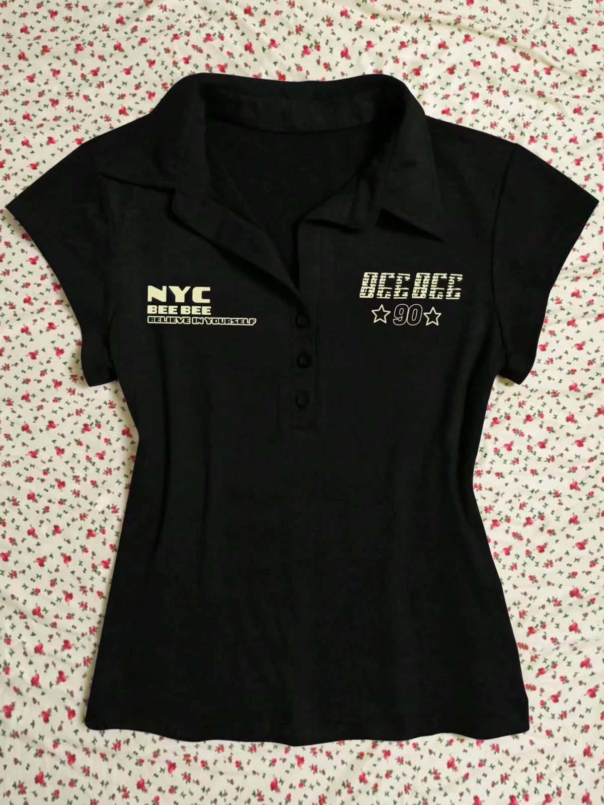 Graphic NYC polo tee
