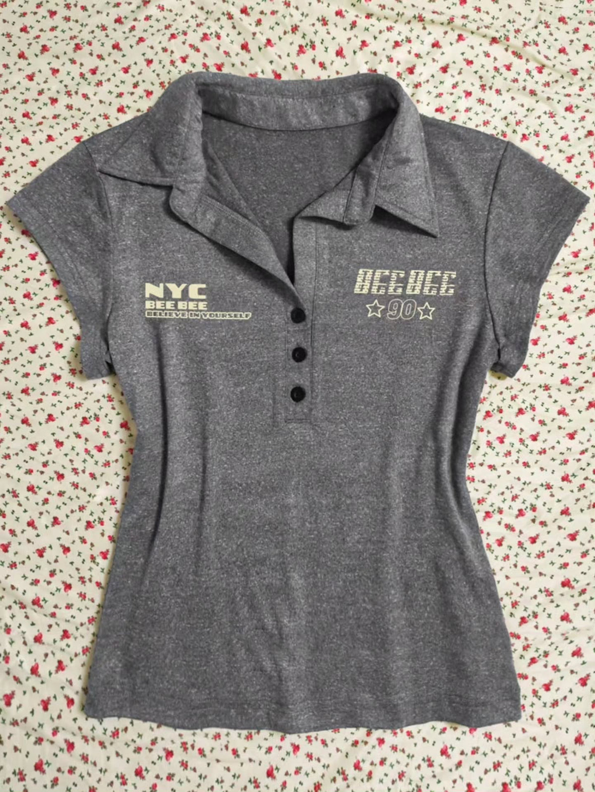 Graphic NYC polo tee