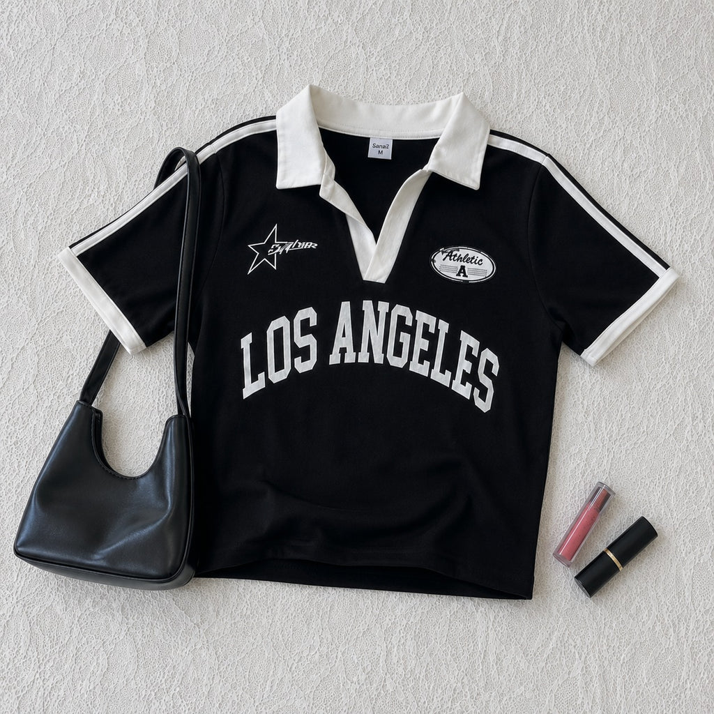 Graphic La 2 Ton V Polo Tee